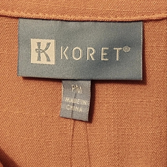 Koret Blouse Button Front Size PM (NWT) - Picture 5 of 6